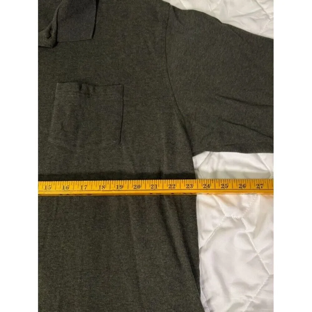 Club Room by Charter Club XXL Mens 1/4 Button Front Green Long Sleeve Knit‎